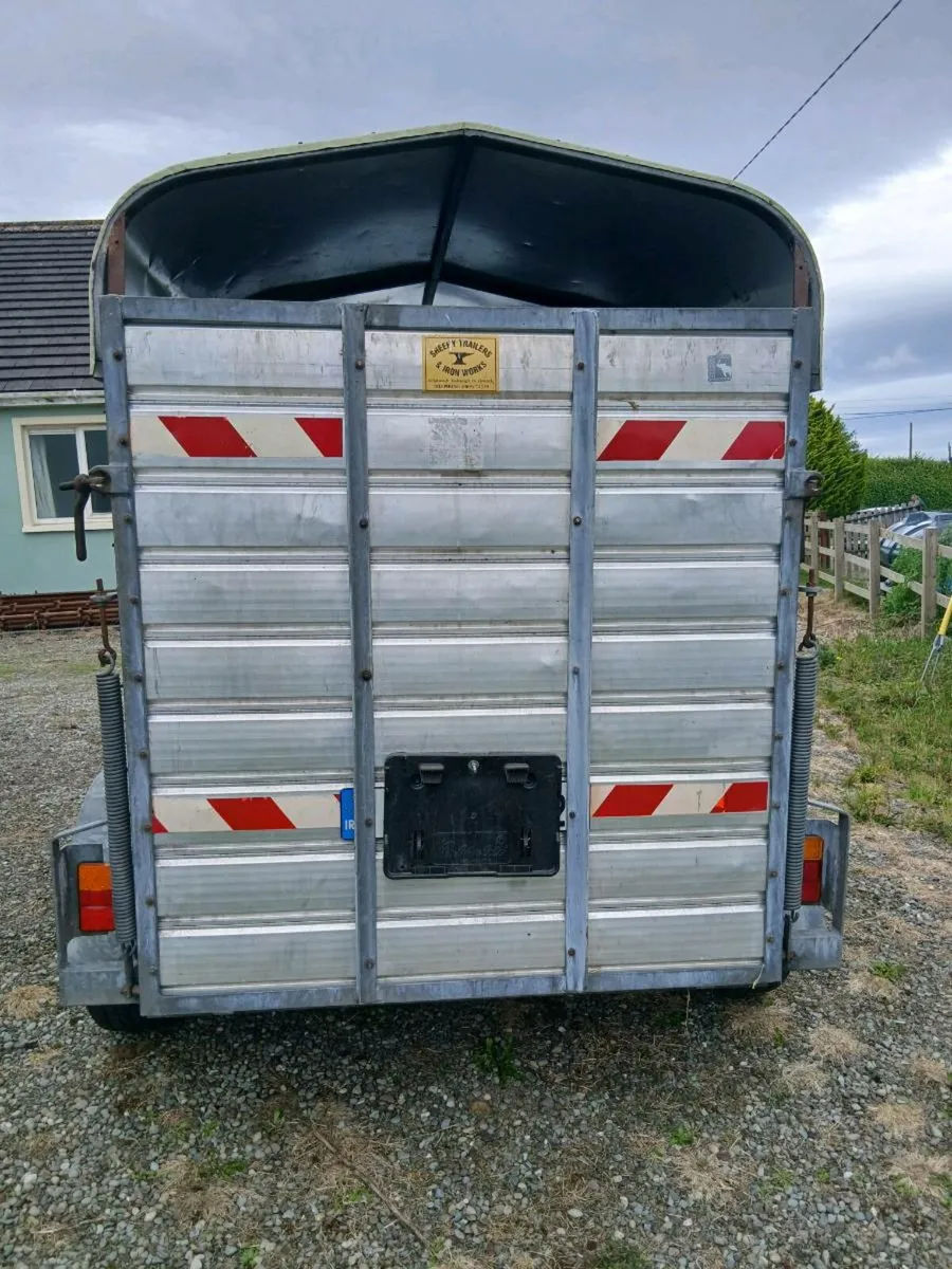 8 x4.6 cattle trailer....brakes on 4 wheels - Image 1