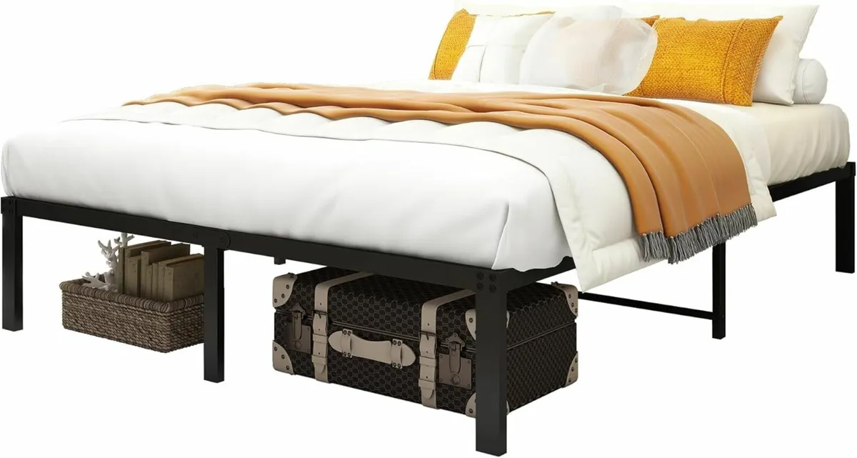 King Size Bed Frame Storage Under 150x200x36cm - Image 3