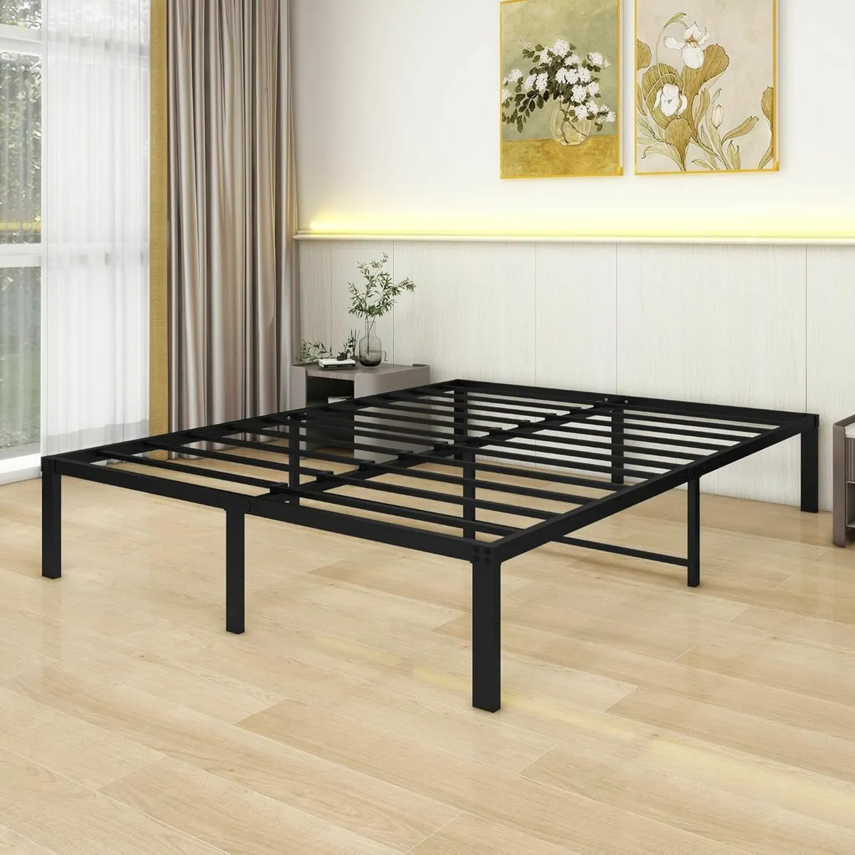 King Size Bed Frame Storage Under 150x200x36cm - Image 4