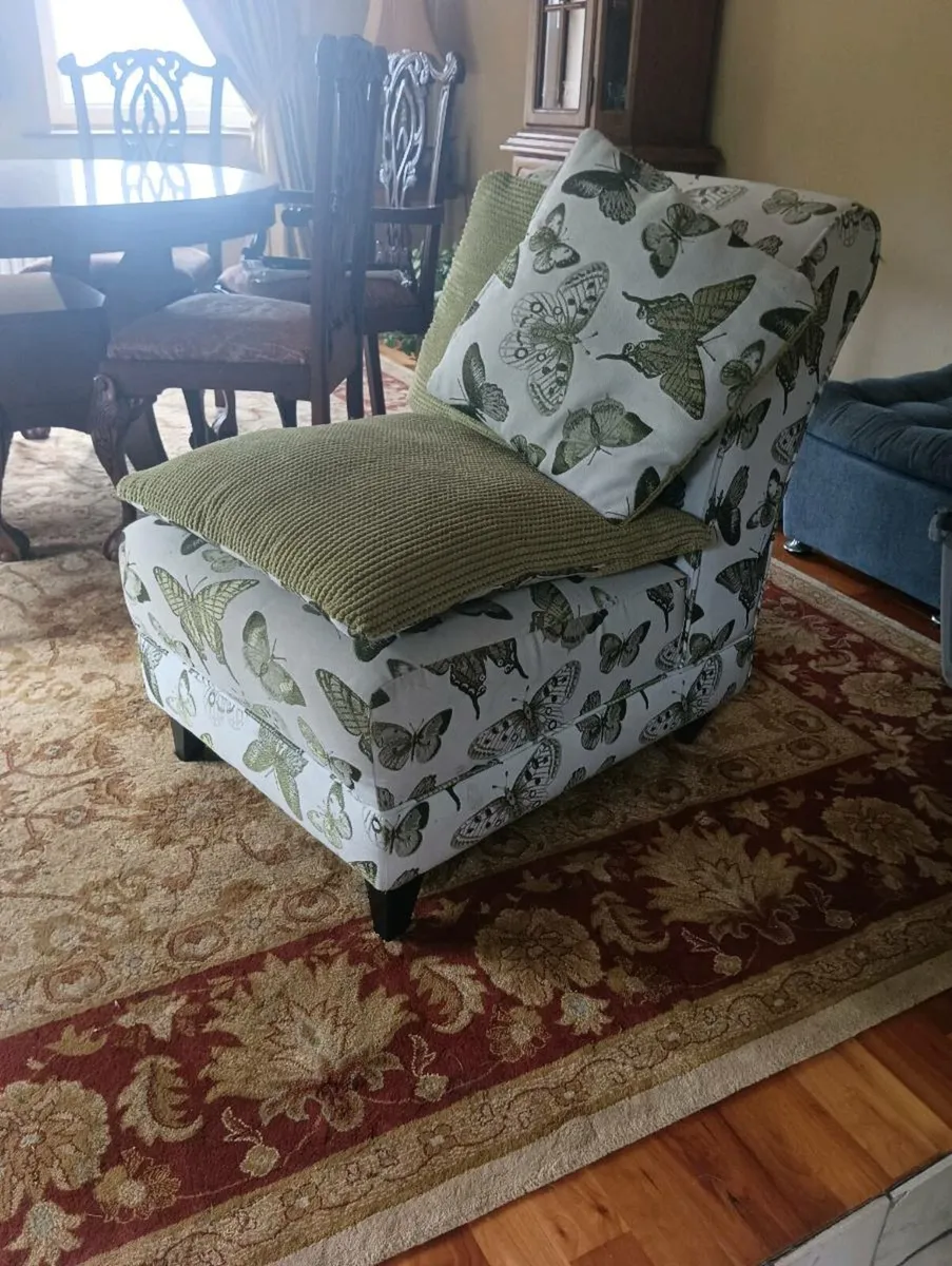 Beautiful butterfly chair and cushion s to match - Image 2