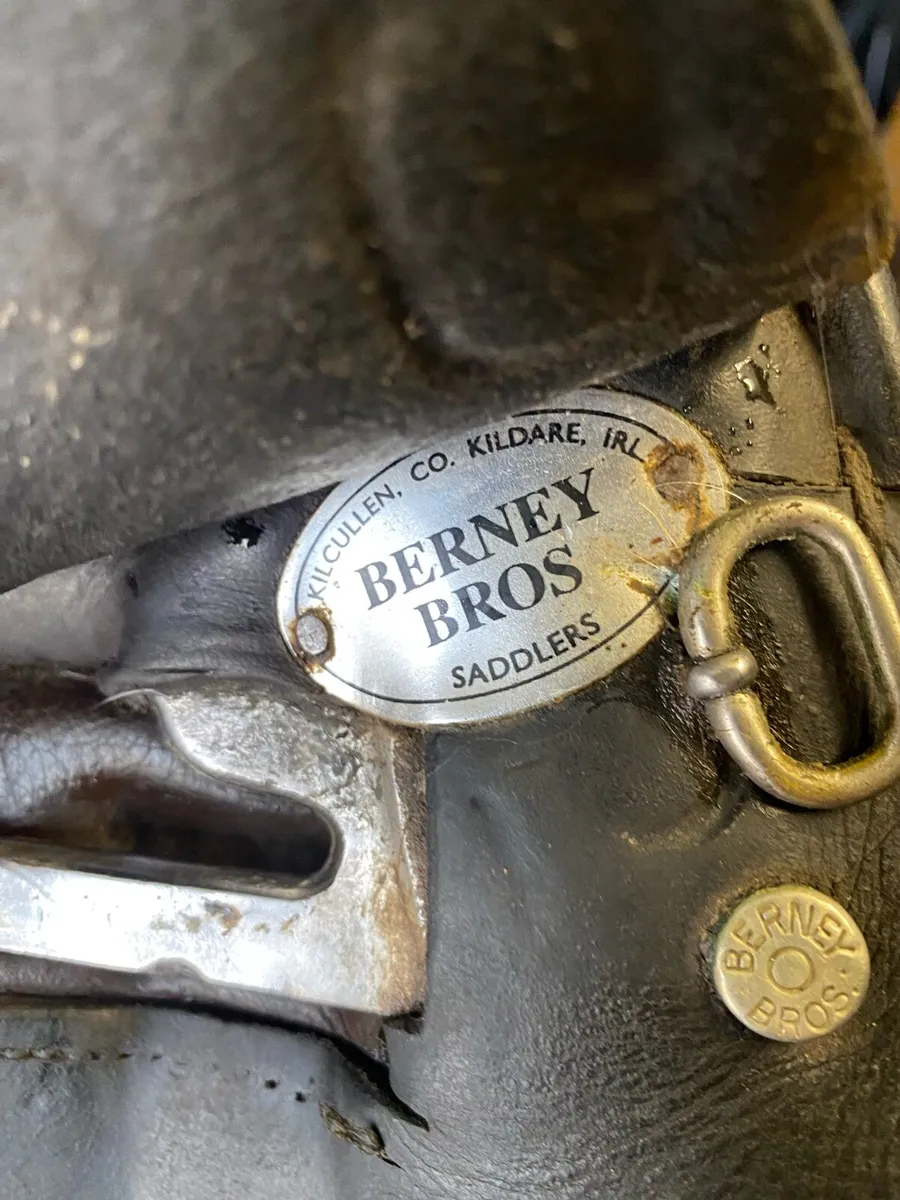 15” Berney brothers pony Leather saddle - Image 3