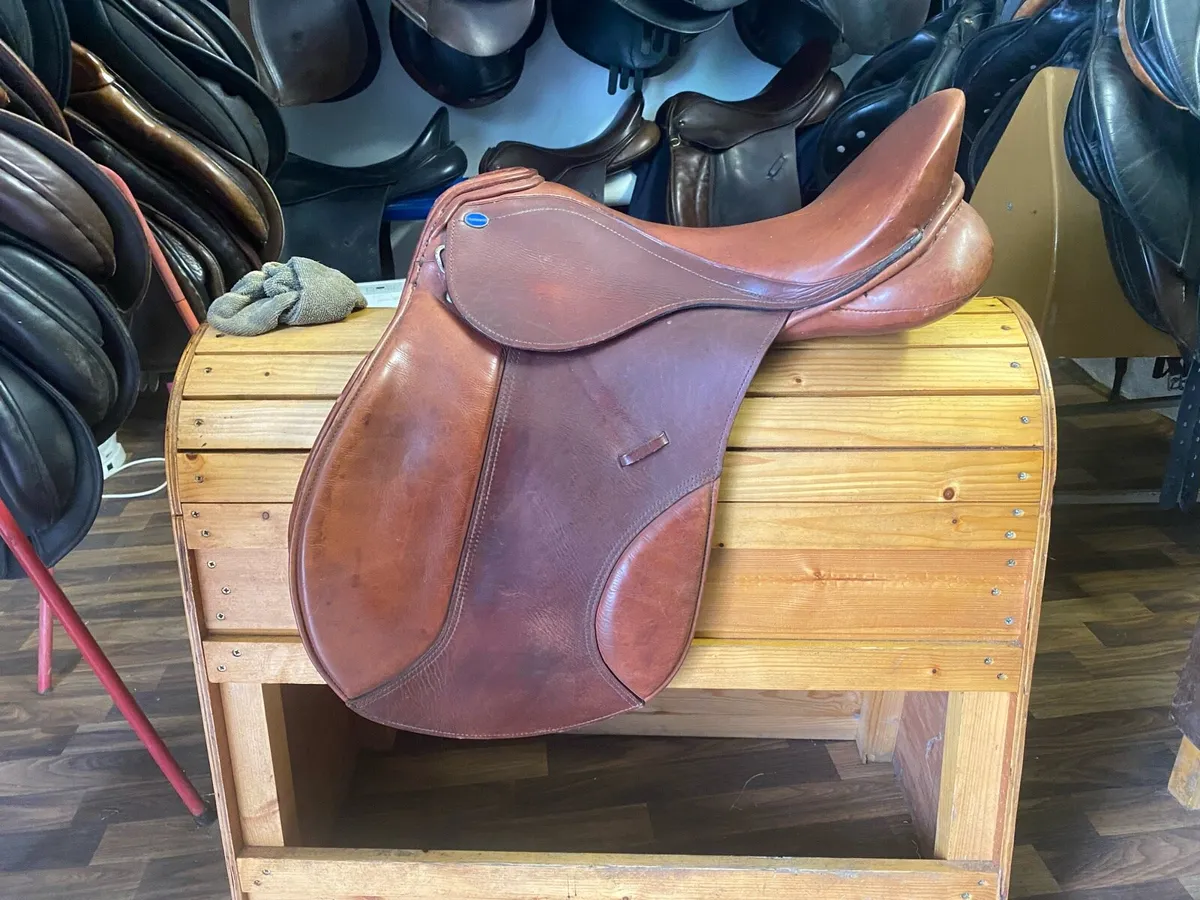 17.5 chamberlain tan Leather saddle - Image 3