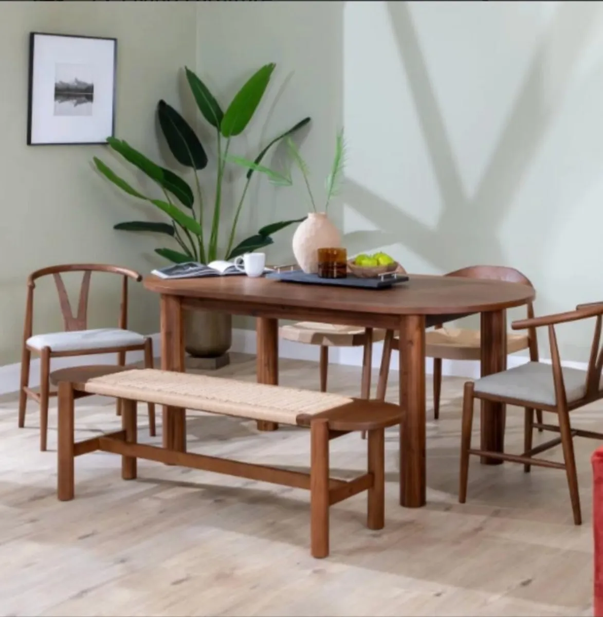 EZ Living Walnut Dining Table - Image 1