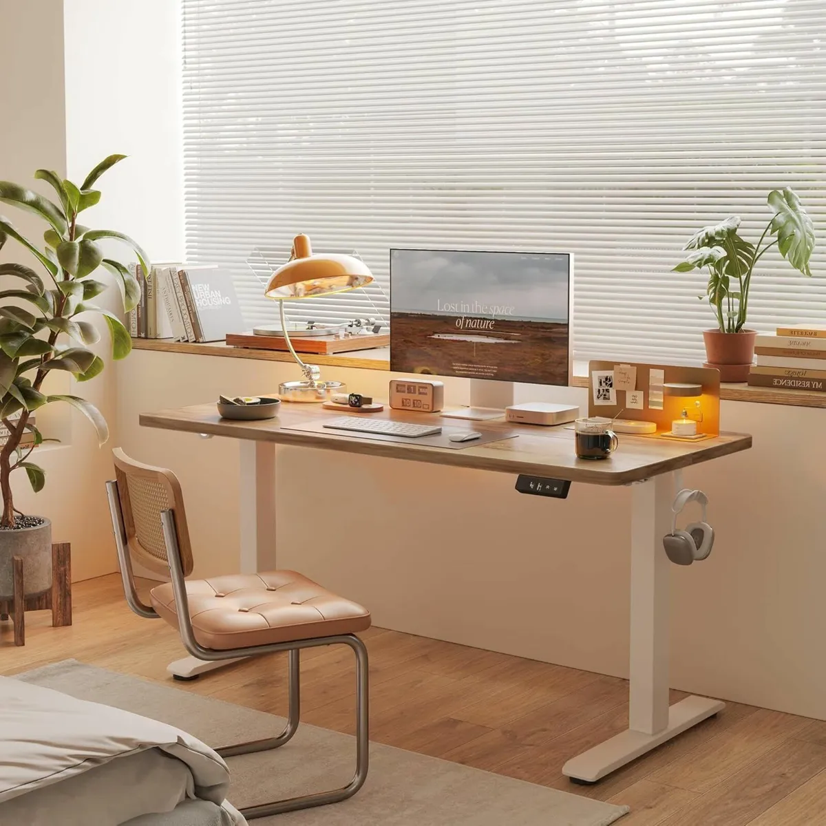 Height Adjustable Electric Standing Desk 100x60 cm - Image 1