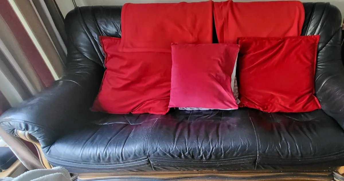 3 seater sofa and armchair - Image 2