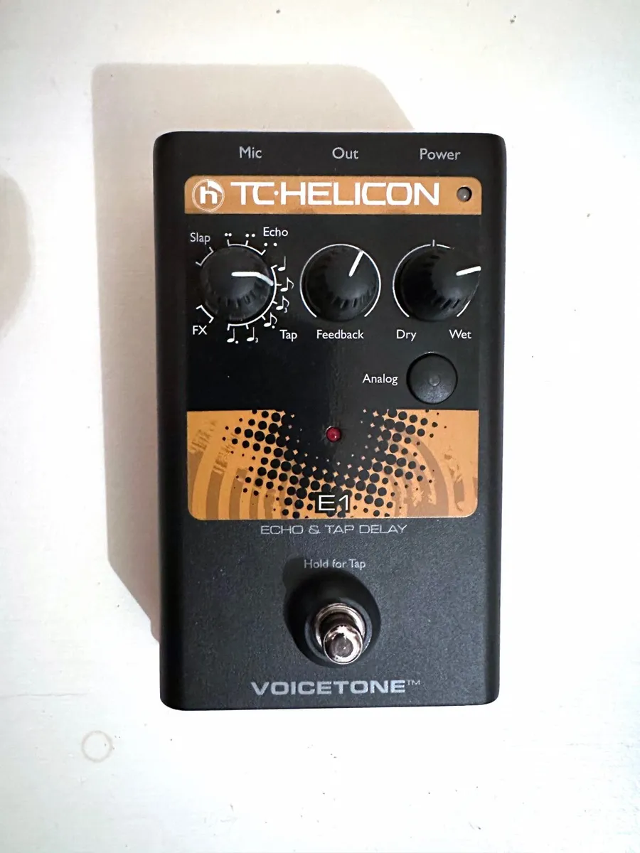 TC Helicon VoiceTone E1 -- Echo and Tap Delay - Image 2