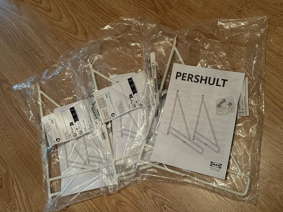 BERGSHULT Shelf, 120x20 cm + Brackets - Image 4