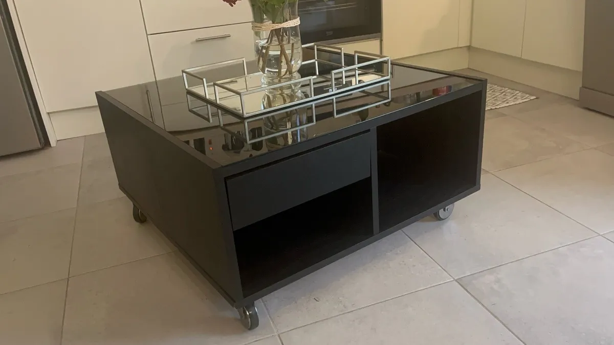 Large Ikea coffee table top glass - Image 3