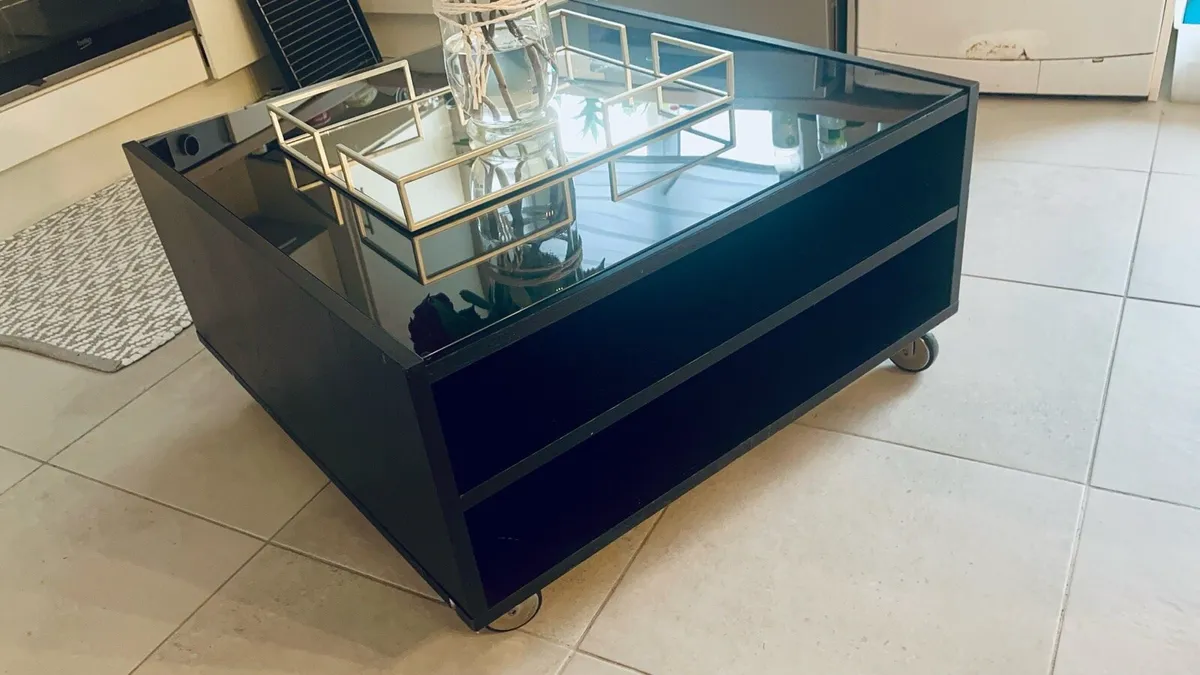 Large Ikea coffee table top glass - Image 4