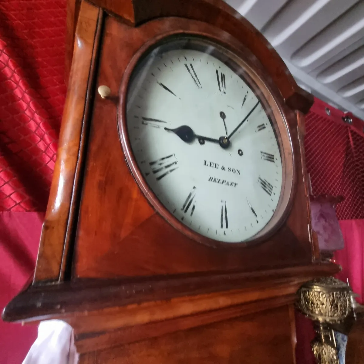 GRANDFATHER CLOCK LEE AND SON BELFAST DEAD BEAT - Image 4