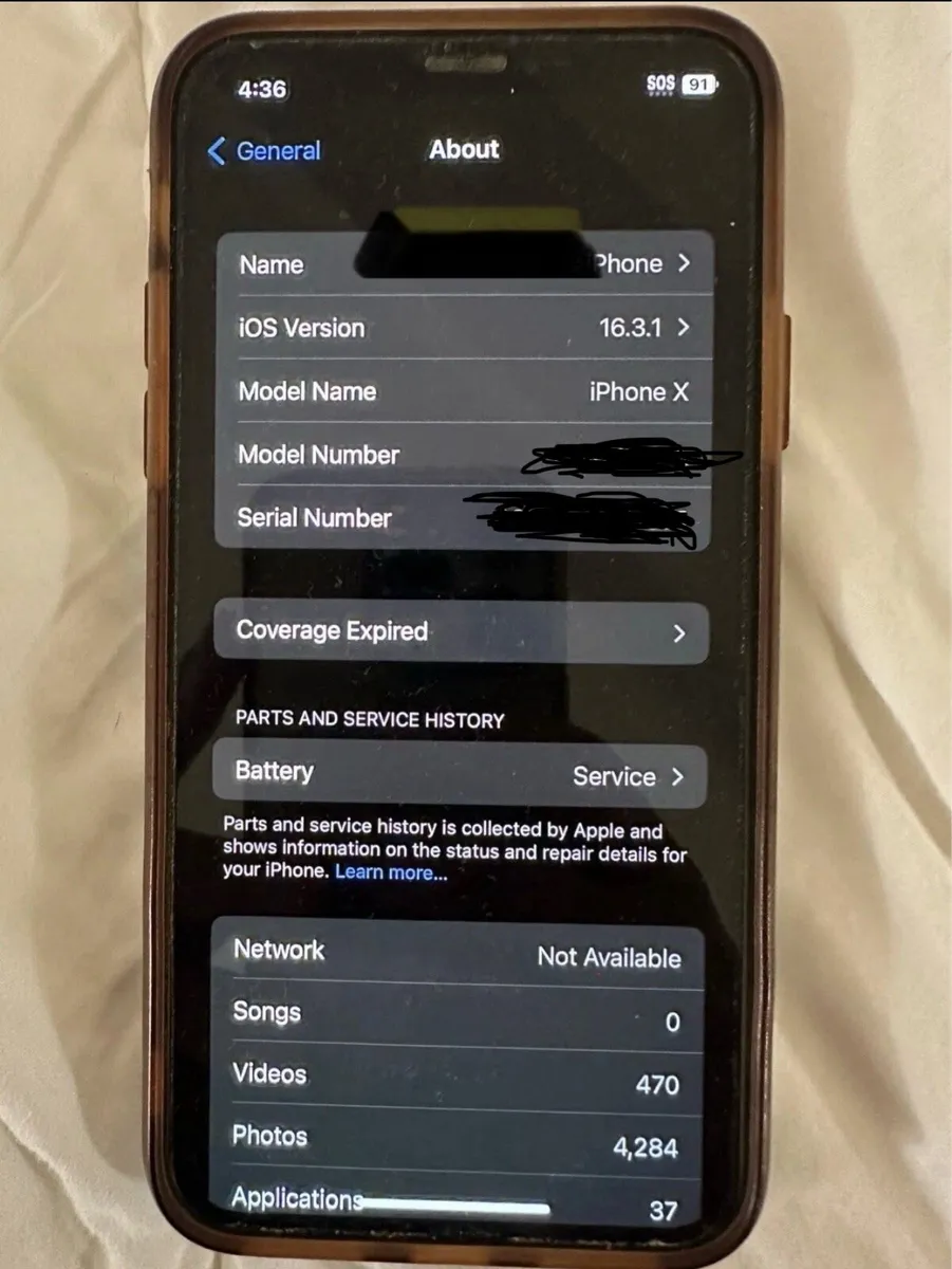 iPhone X silver 64GB unlocked - Image 4