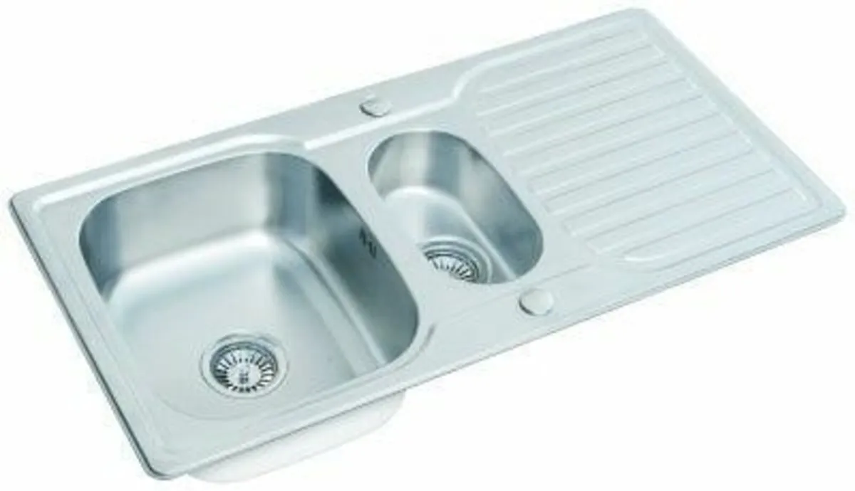 1.5 Sink Stainless steel sink and half. **NEW ** - Image 2