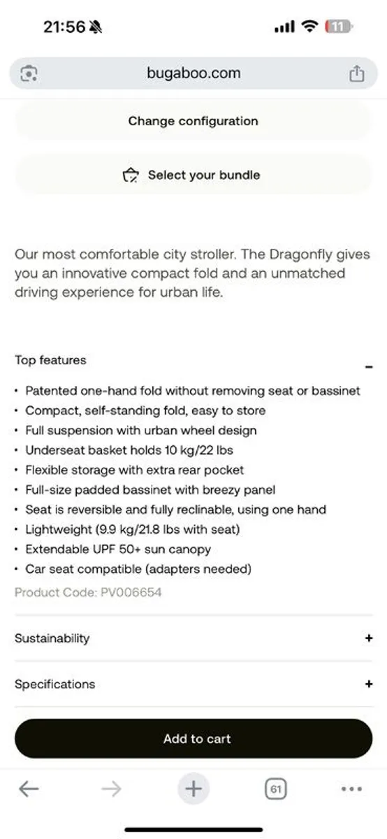 Bugaboo Dragonfly Stroller - Image 4