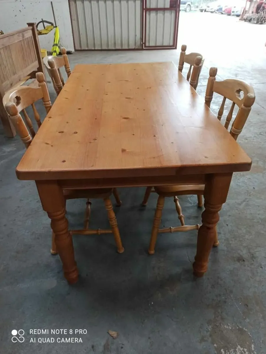 🔴Wooden Table And 4 Chairs🔴 - Image 4
