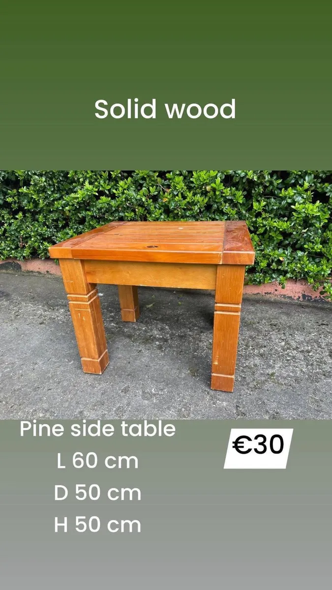 2 glass 1 wooden tv unit - Image 3