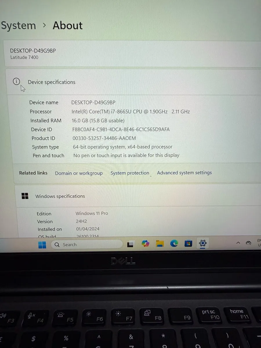 Dell latitude i7 pro 16-256 - Image 2
