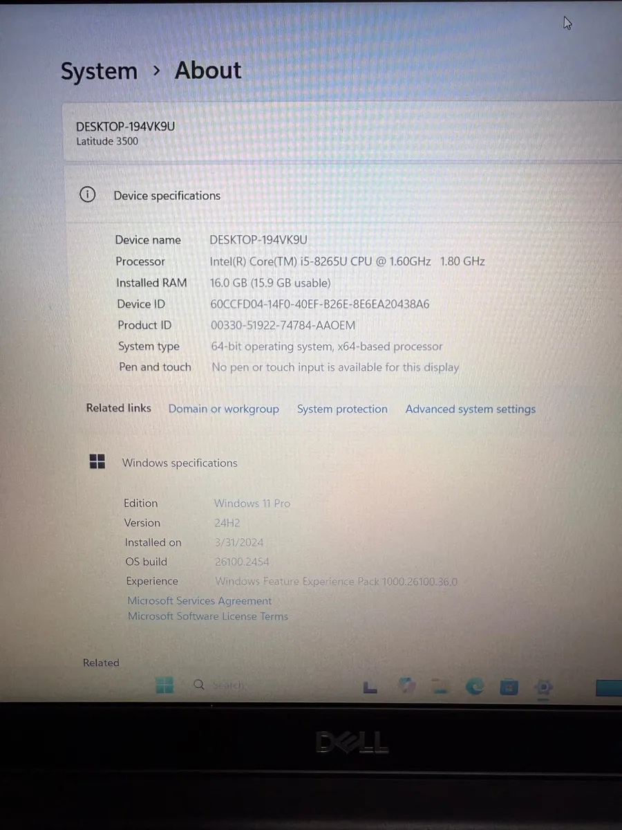 Dell latitude i5 pro 16-256 win 11 - Image 2