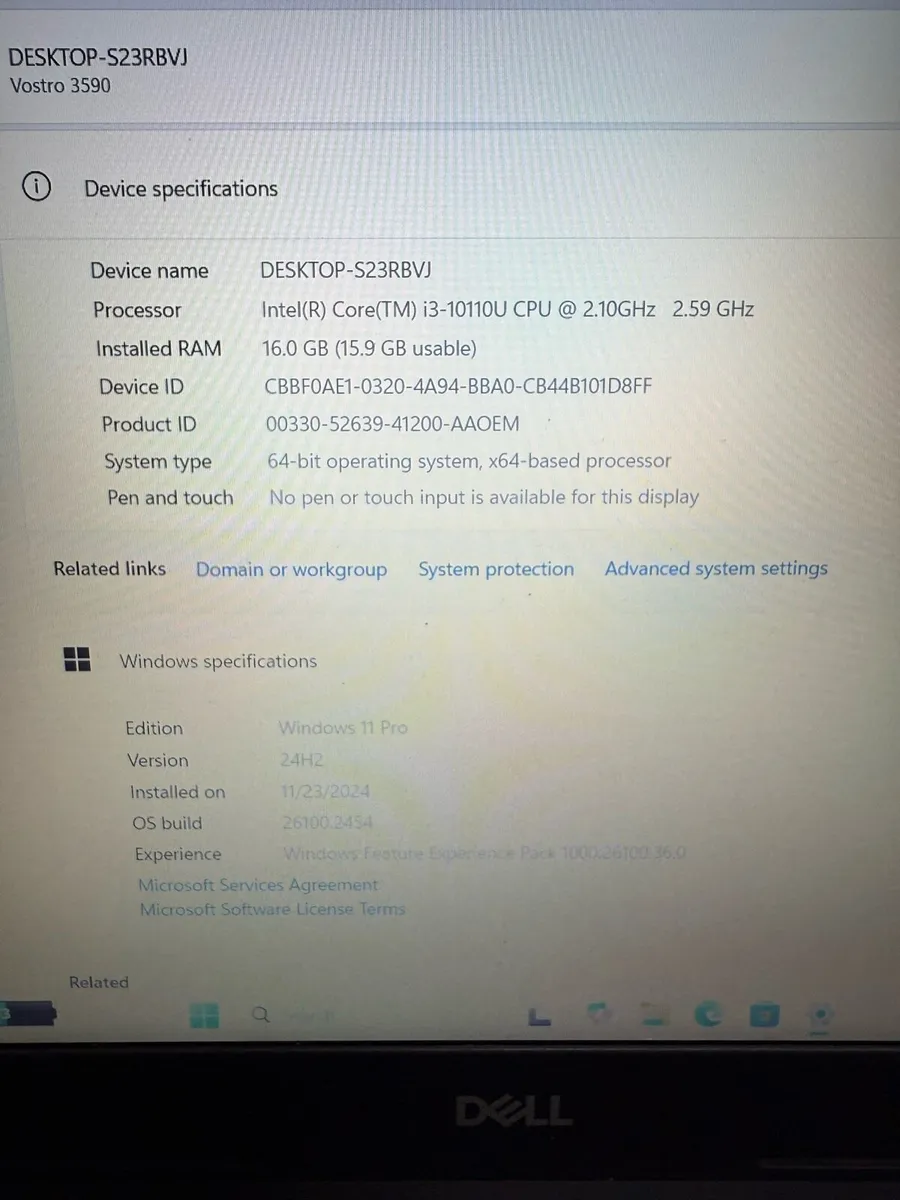 Dell vostro i3 10th generation - Image 2