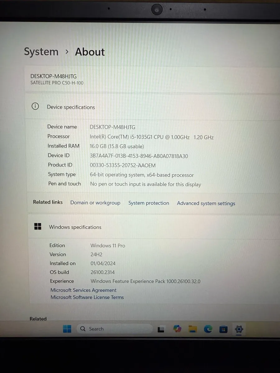 Dynabook (Toshiba ) i5 10th generation - Image 2