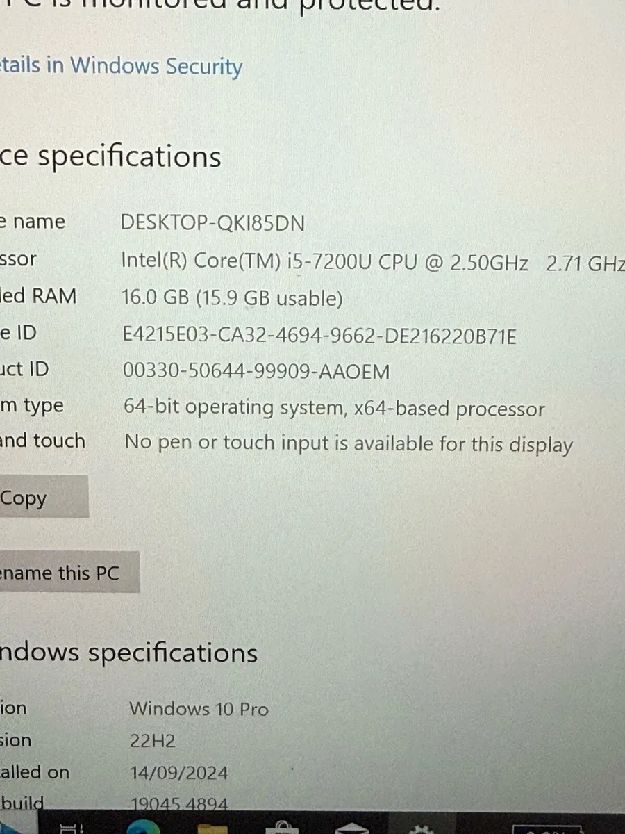 Lenovo Thinkpad T470 i5 16-256 - Image 2