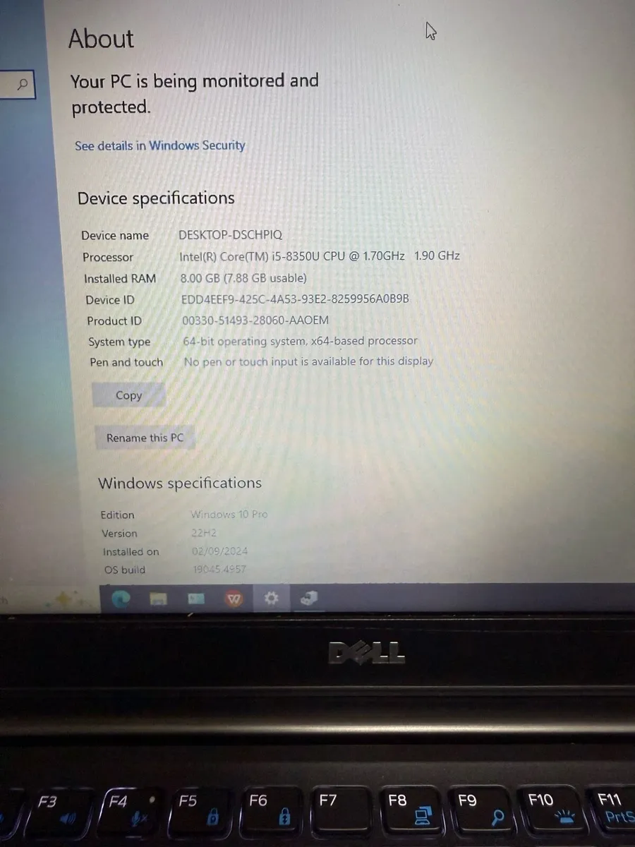 Dell 7290 i5 pro 8th gen 8-256 - Image 2