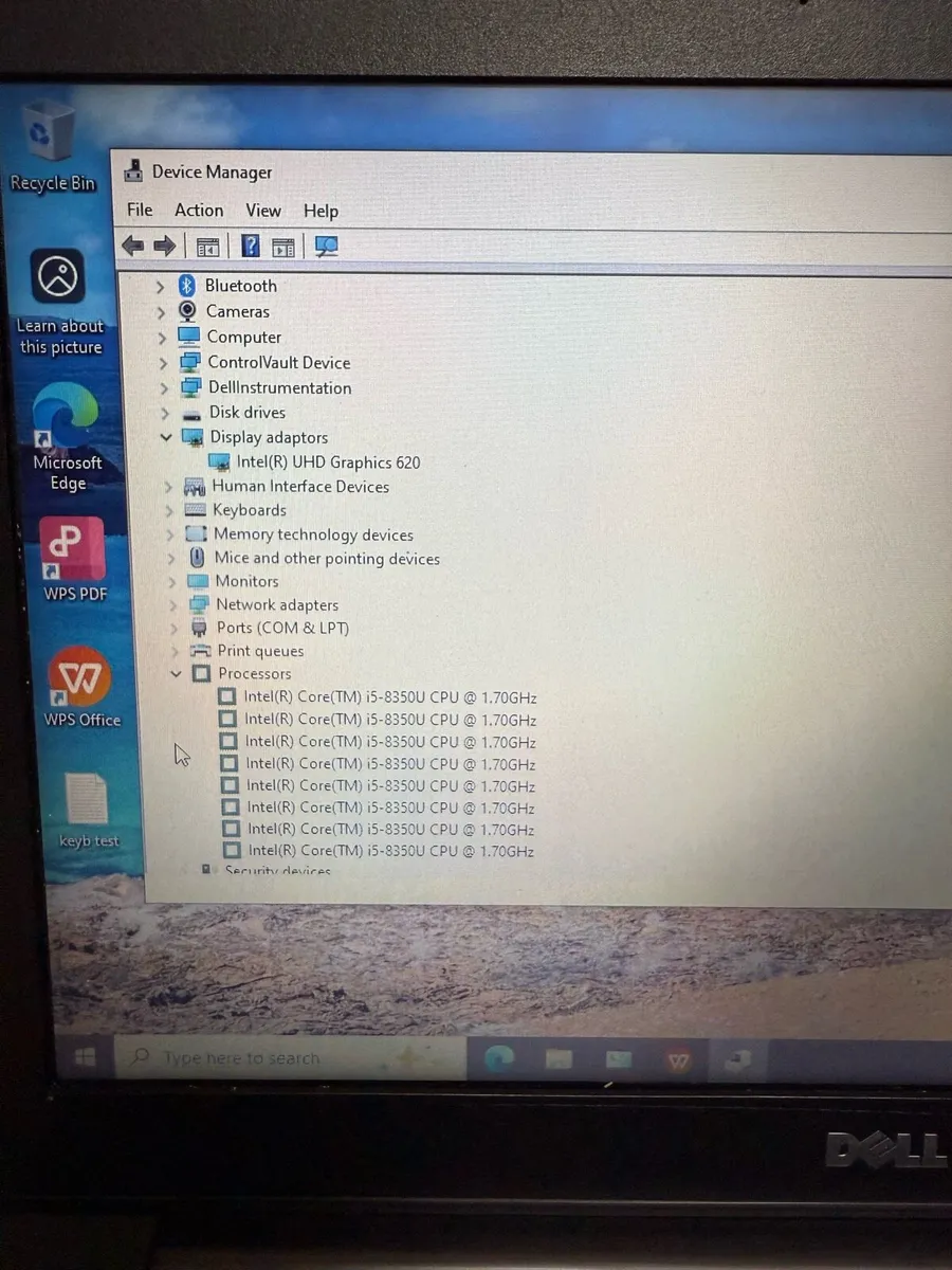 Dell 7290 i5 pro 8th gen 8-256 - Image 3