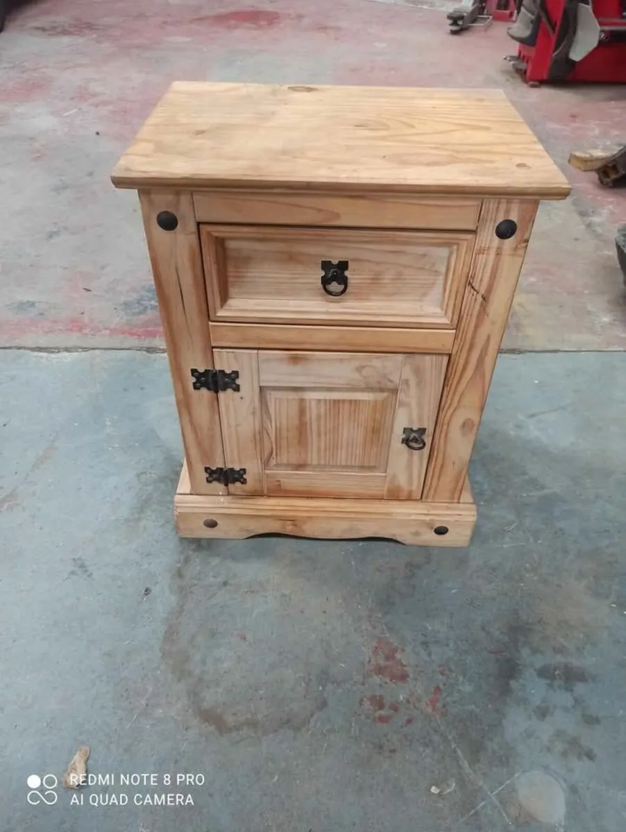🔴Wooden bed frame + Bedside locker🔴 - Image 3