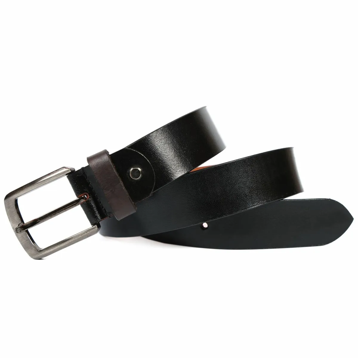 Genuine Leather Classic Handmade Men’s Belt - Image 1