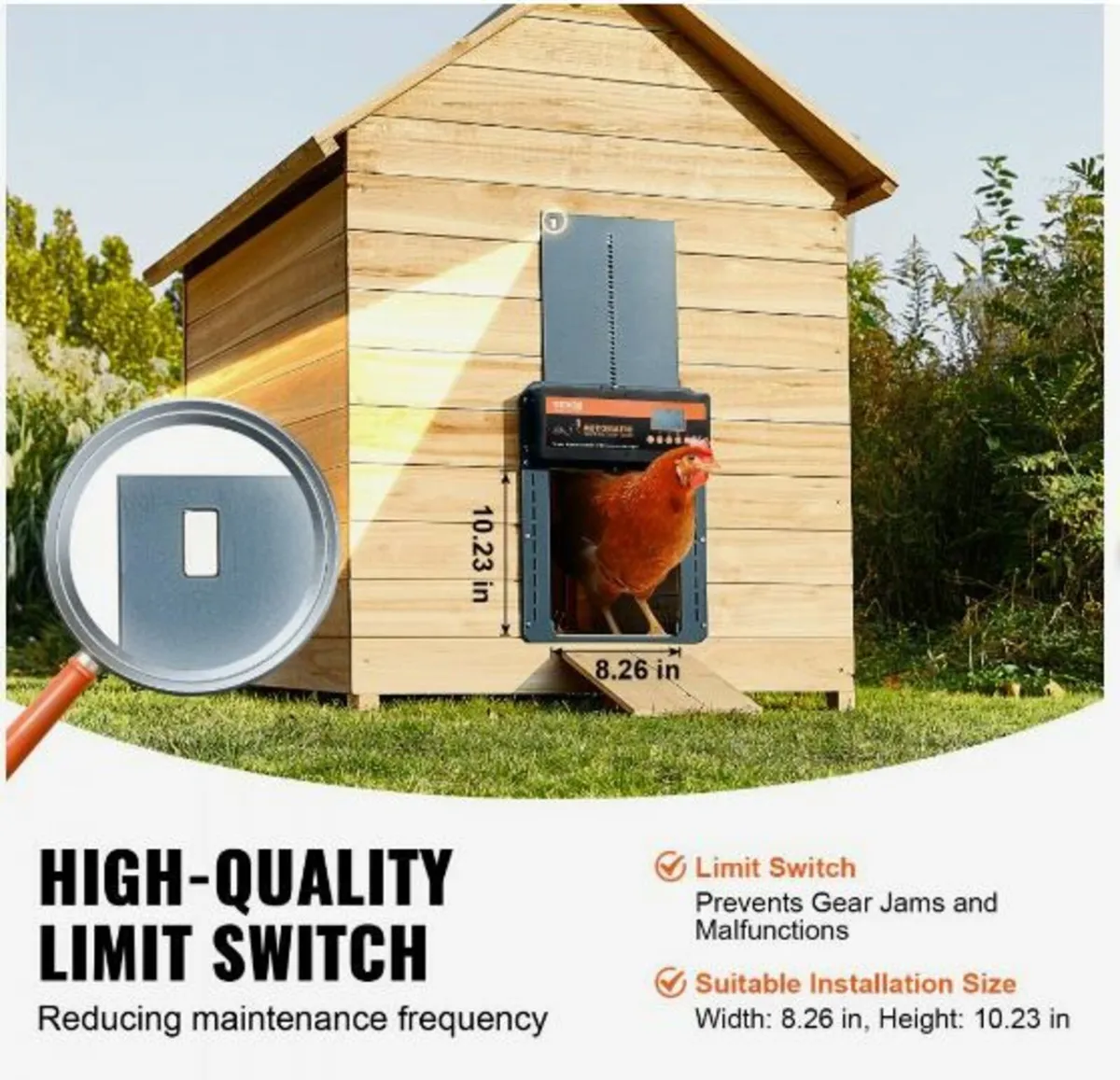 Automatic Chicken Door Opener Timer & Light Senso - Image 4