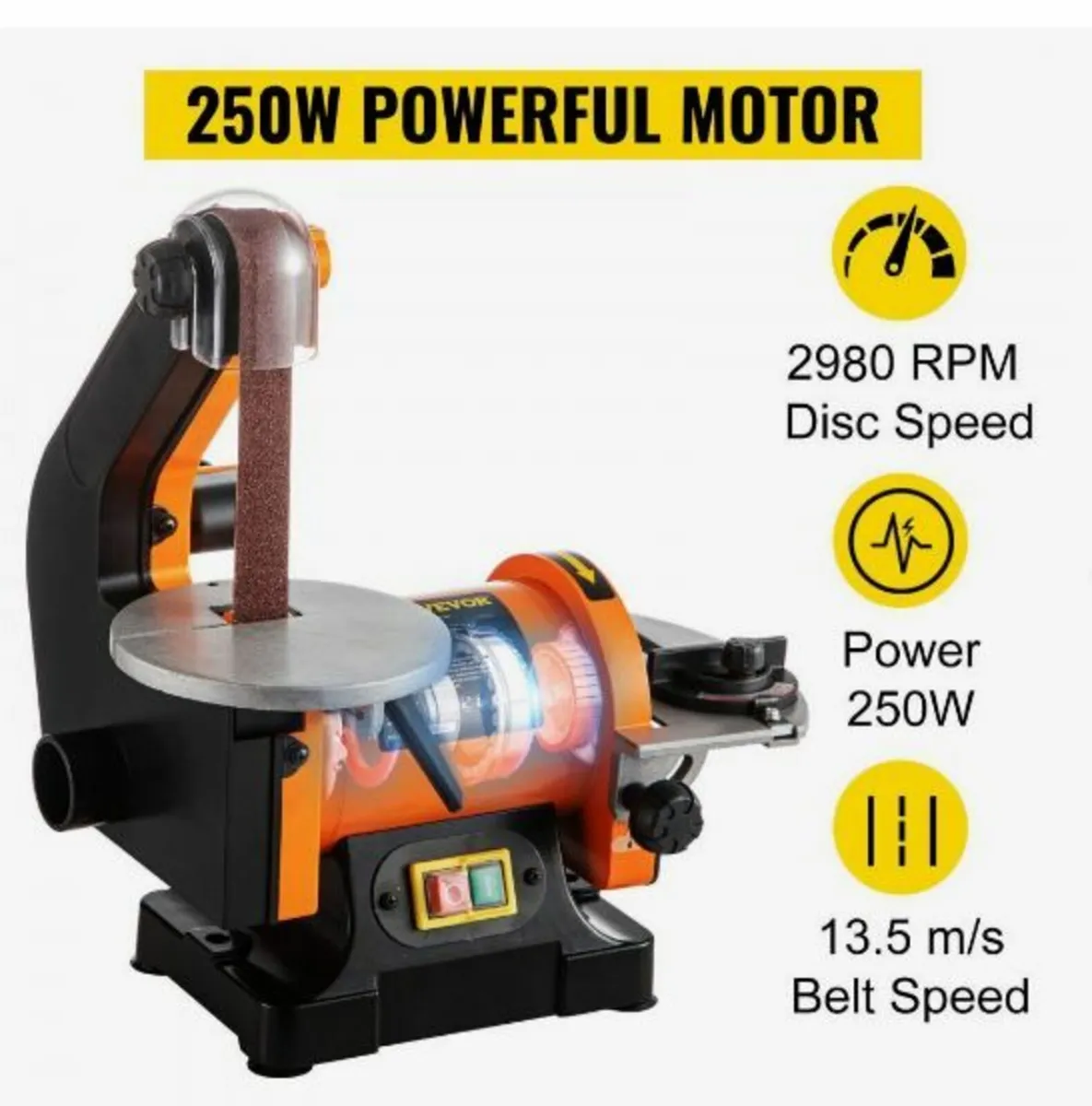 Electric Belt Grinder Sander 5 Inch - Image 4