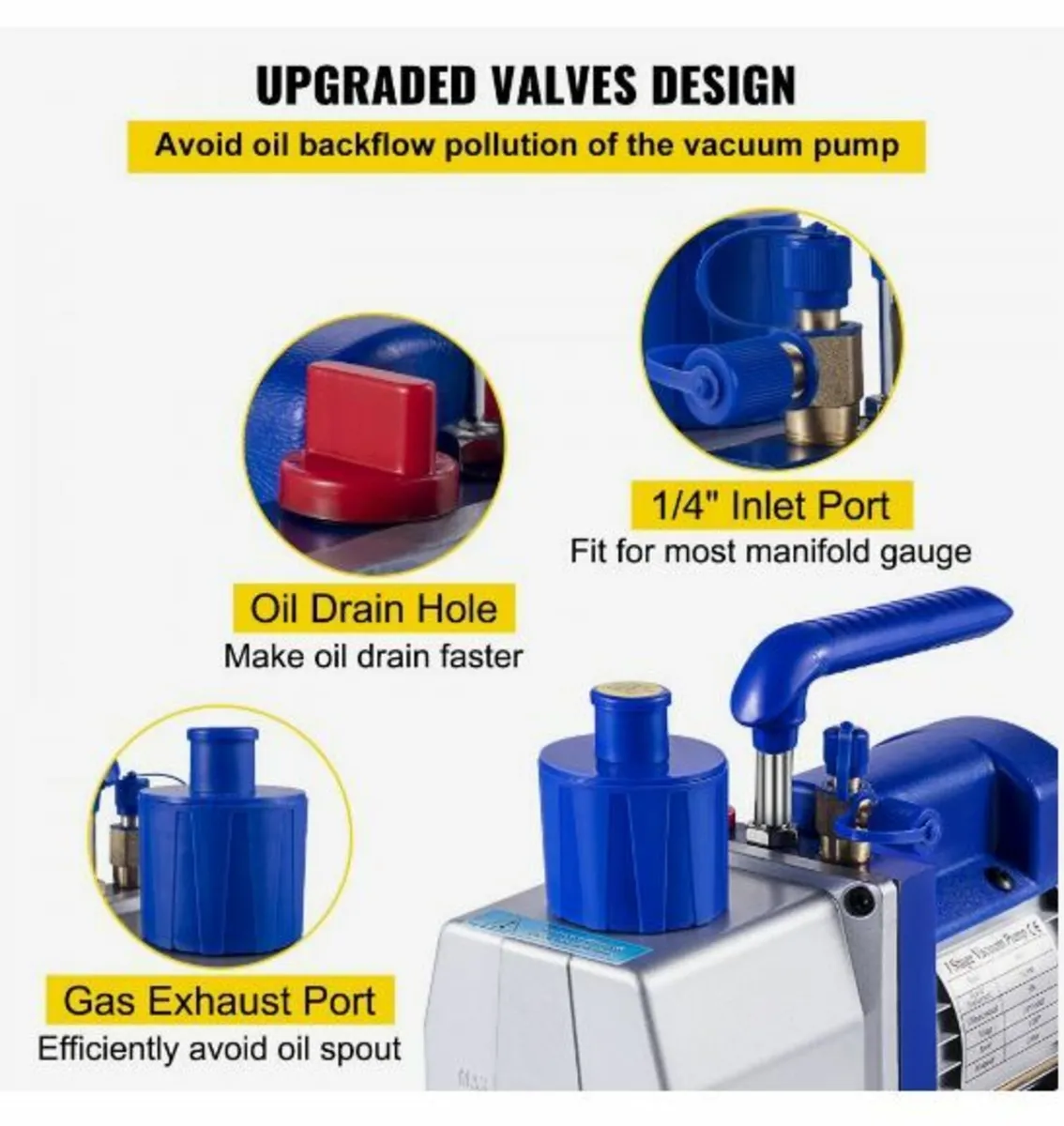 Single Stage Vacuum Pump Rotary Vane - Image 2