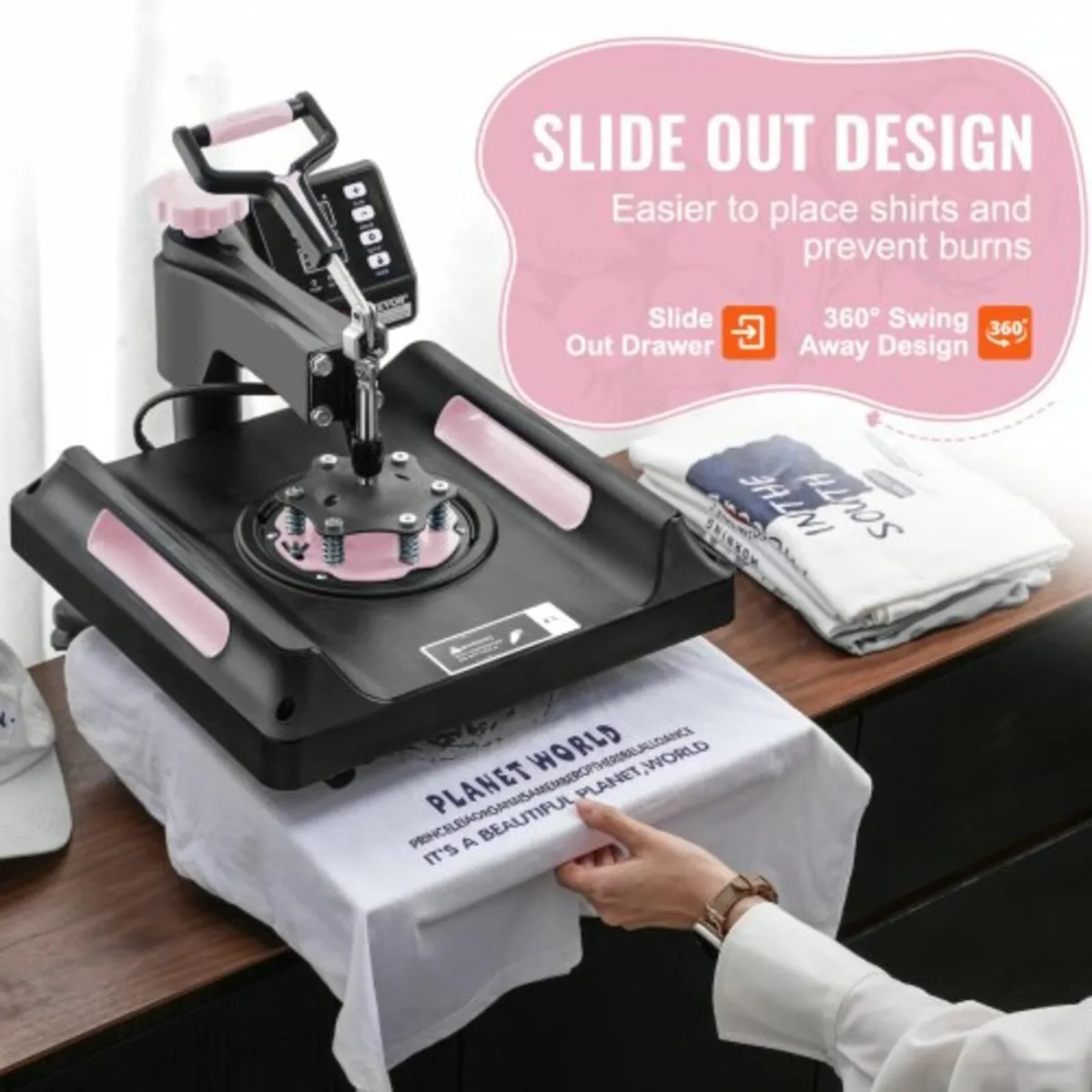 8 in 1 Heat Press Machine 15x15 in 30oz Tumbler P - Image 2