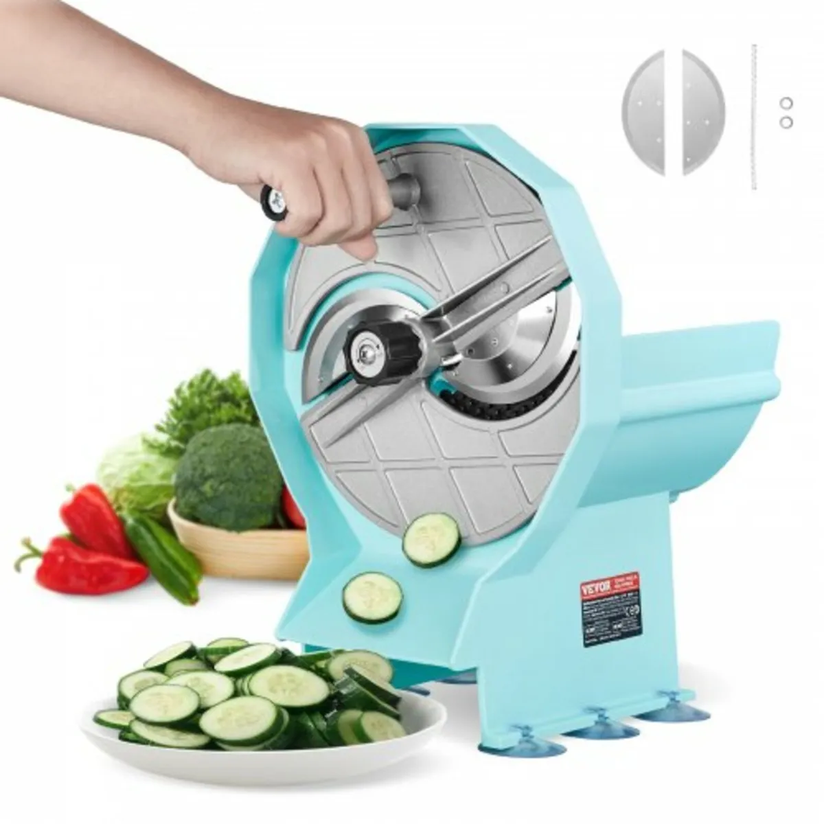 Manual Vegetable Fruit Slicer, 0-0.5"/0-12mm Thick - Image 1