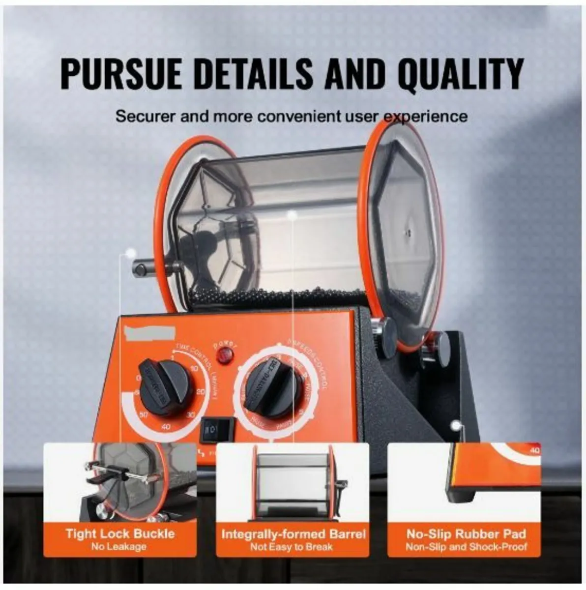 3kg Rotary Tumbler Surface Polisher Jewelry Polish - Image 4