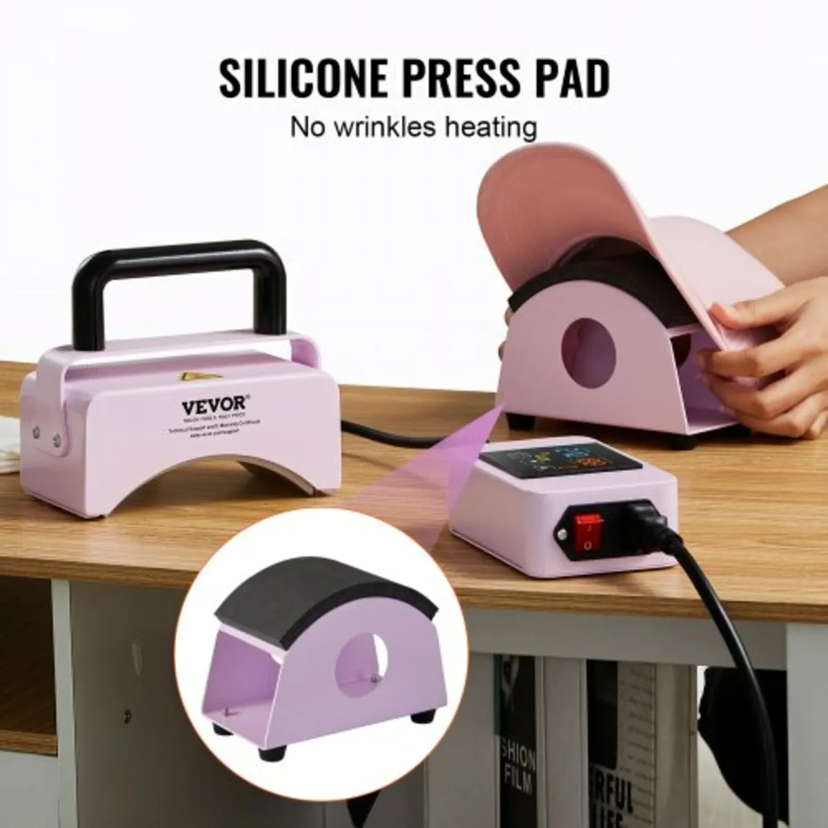Hat Press Machine Mini Hat Heat Press for Caps 5.9 - Image 2