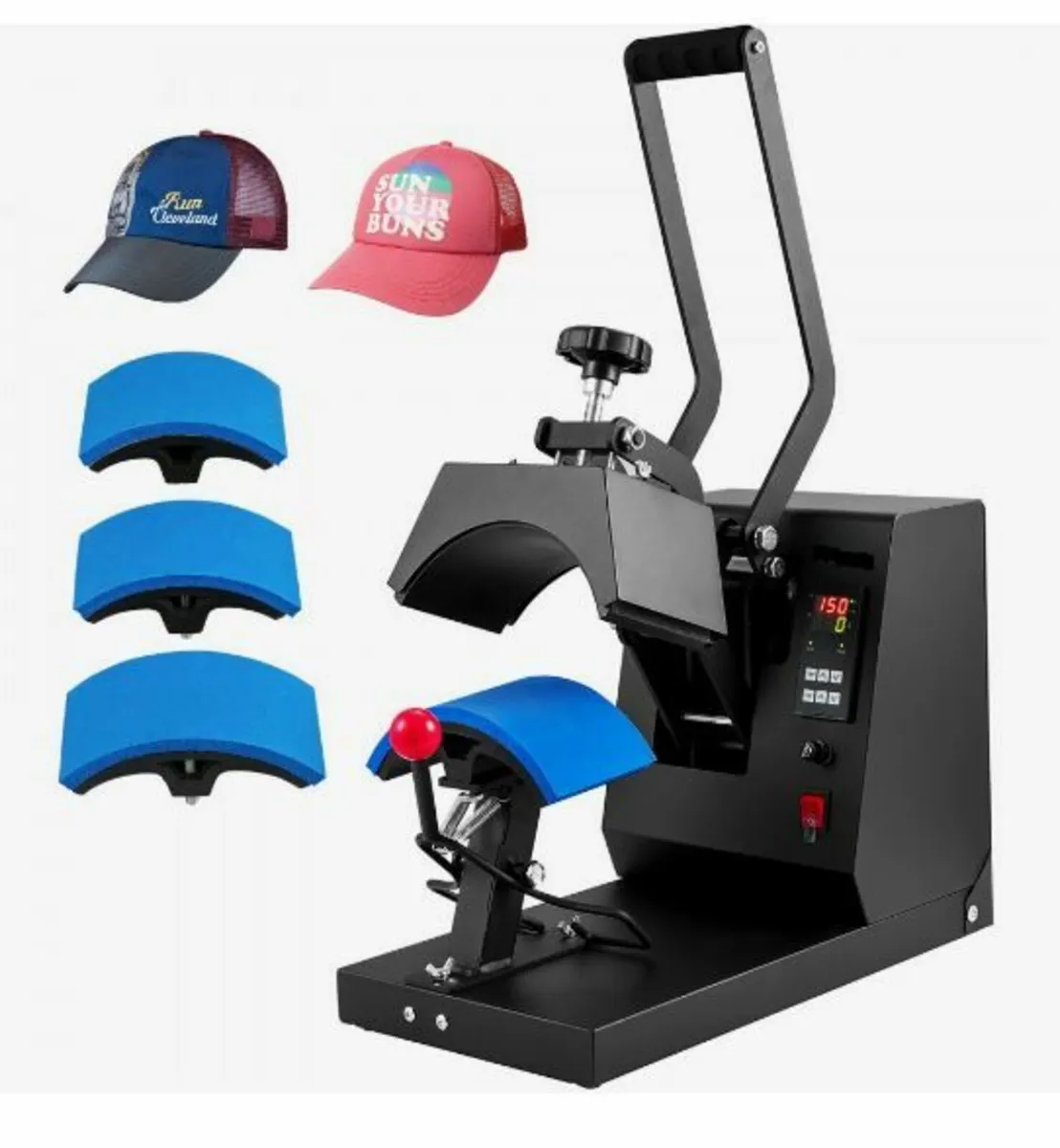 Hat Heat Press, 4-in-1 Cap Heat Press Machine - Image 1