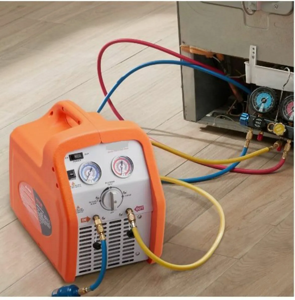 Portable 3/4 HP Refrigerant Recovery Machine - Image 4