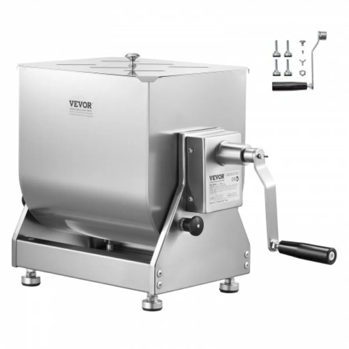 Manual Meat Mixer 30L Tilt Tank Mixing Max 30LB fo - Image 1