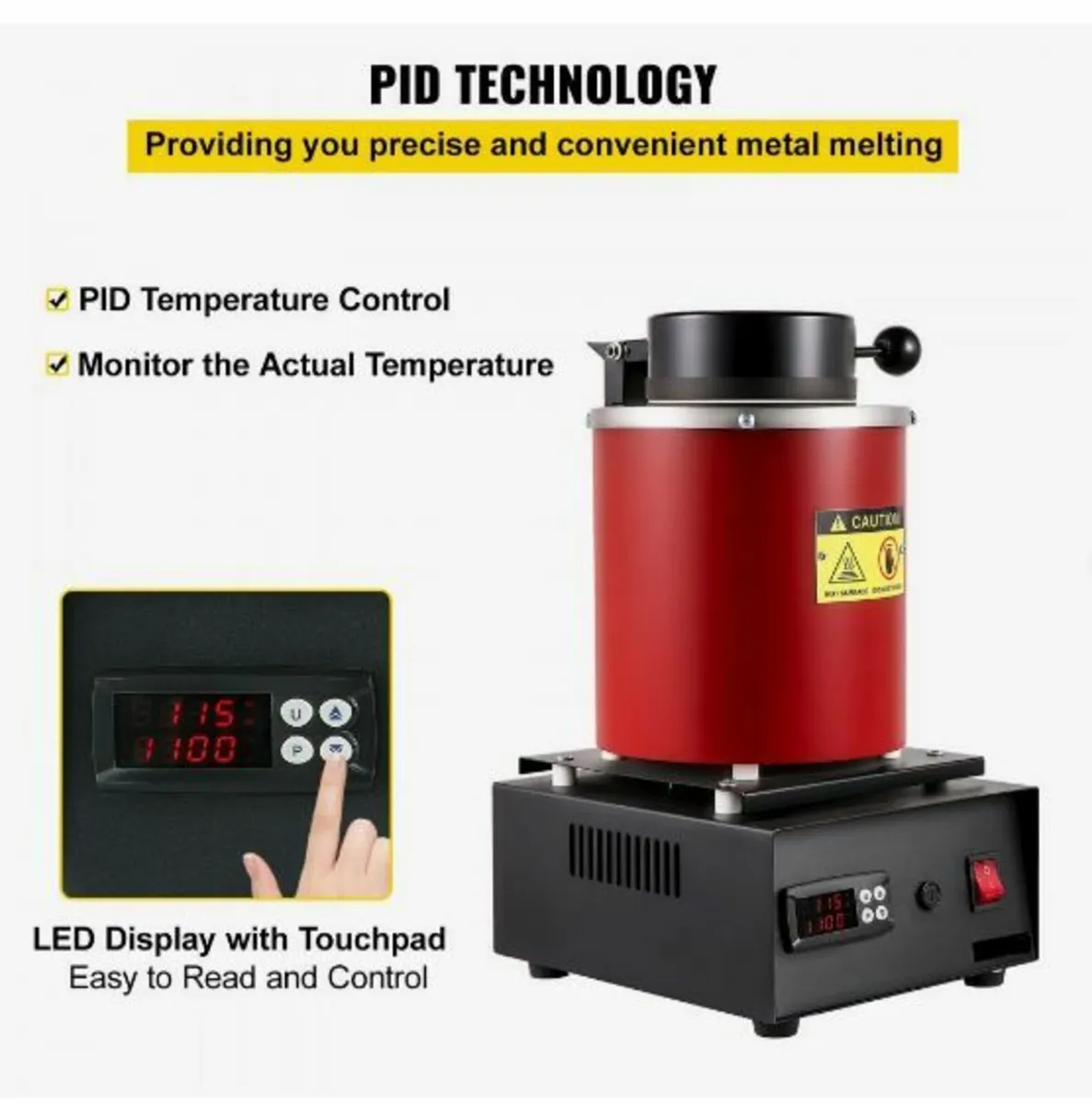 Electric Melting Furnace, 3KG Digital - Image 4