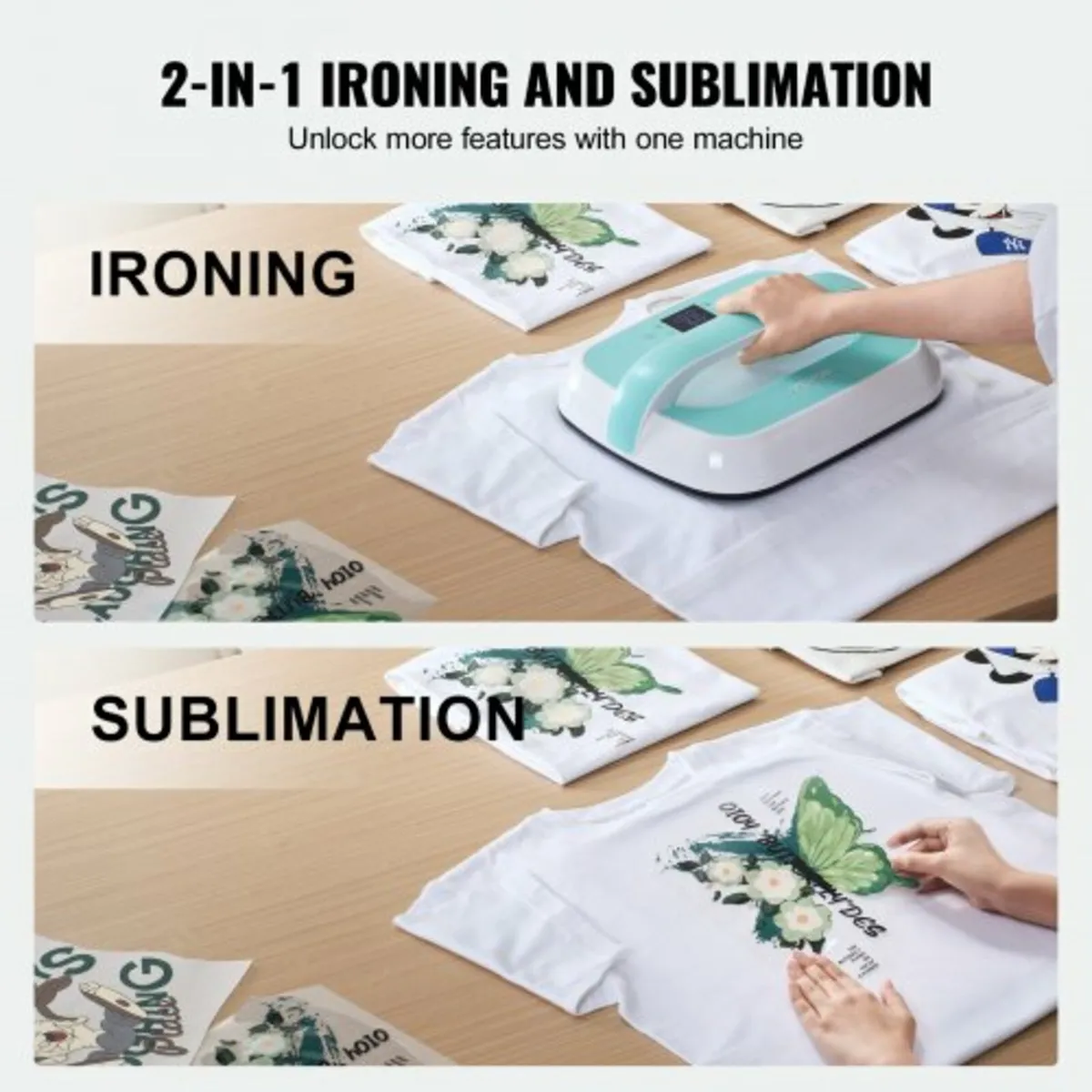 Heat Press Machine 12 x 10 in Portable Heat Transf - Image 4