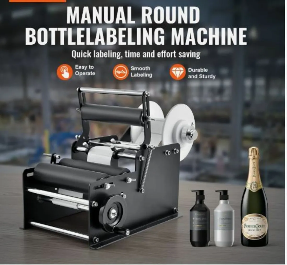 Manual Round Labeling Machine, 15-20pcs/min - Image 3