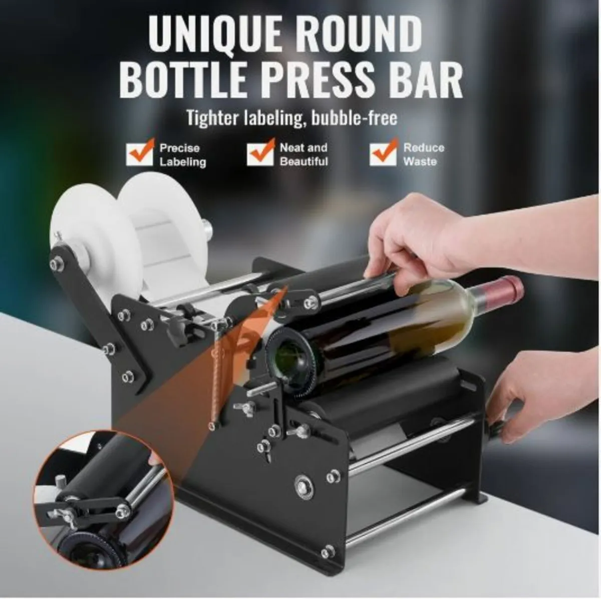 Manual Round Labeling Machine, 15-20pcs/min - Image 4