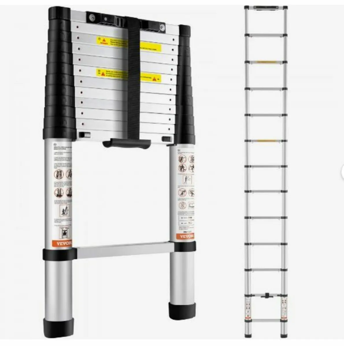 Telescoping Ladder Aluminum Extension Step - Image 1