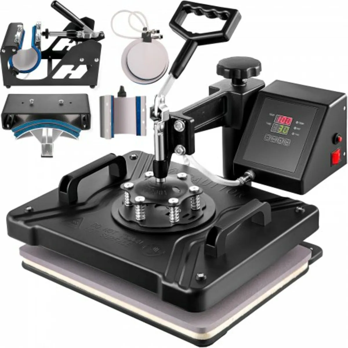 6 in 1 Heat Press Machine 38x30cm T-shirt Press Mu - Image 1