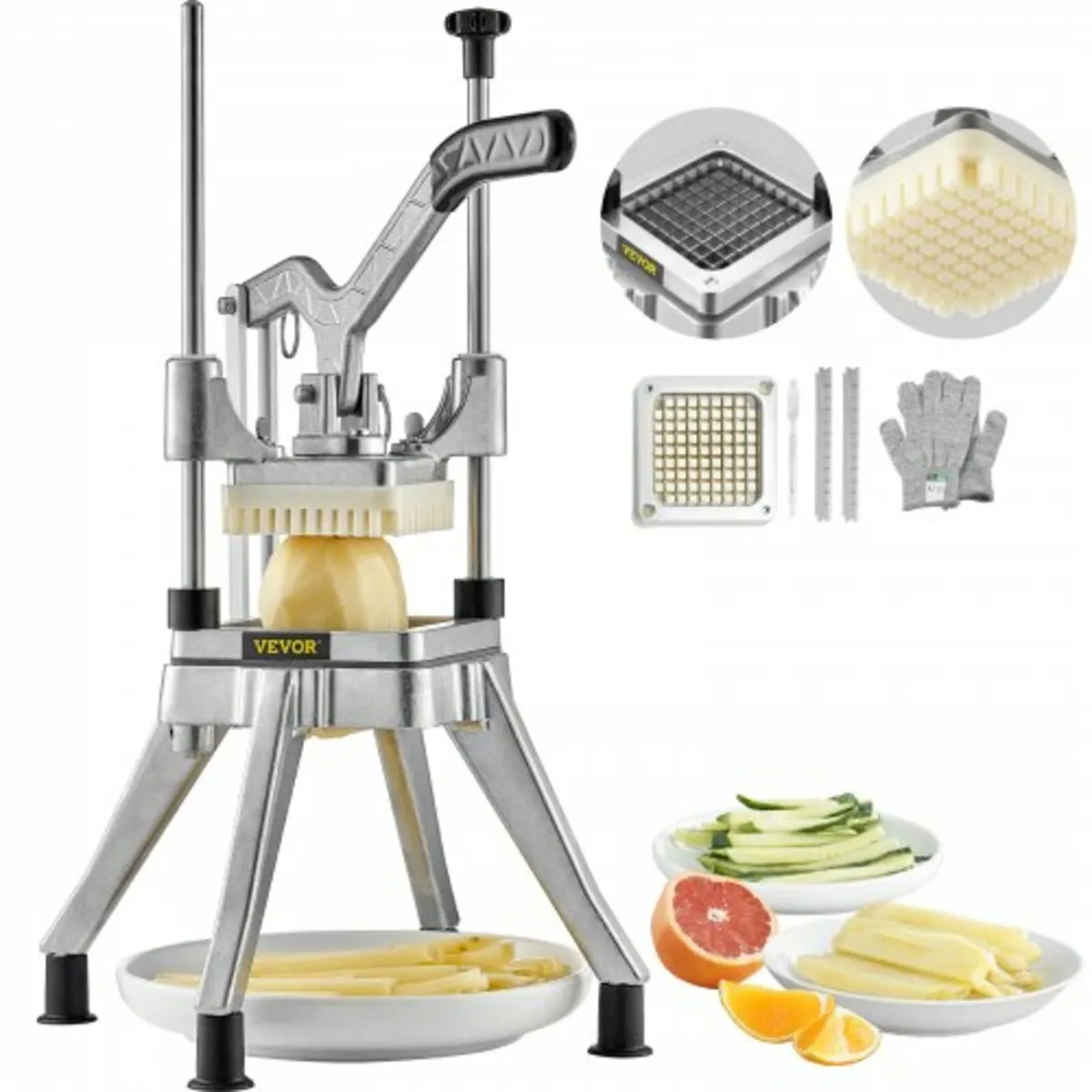 Commercial Vegetable Fruit Chopper 3/8″ Blade Heav - Image 1