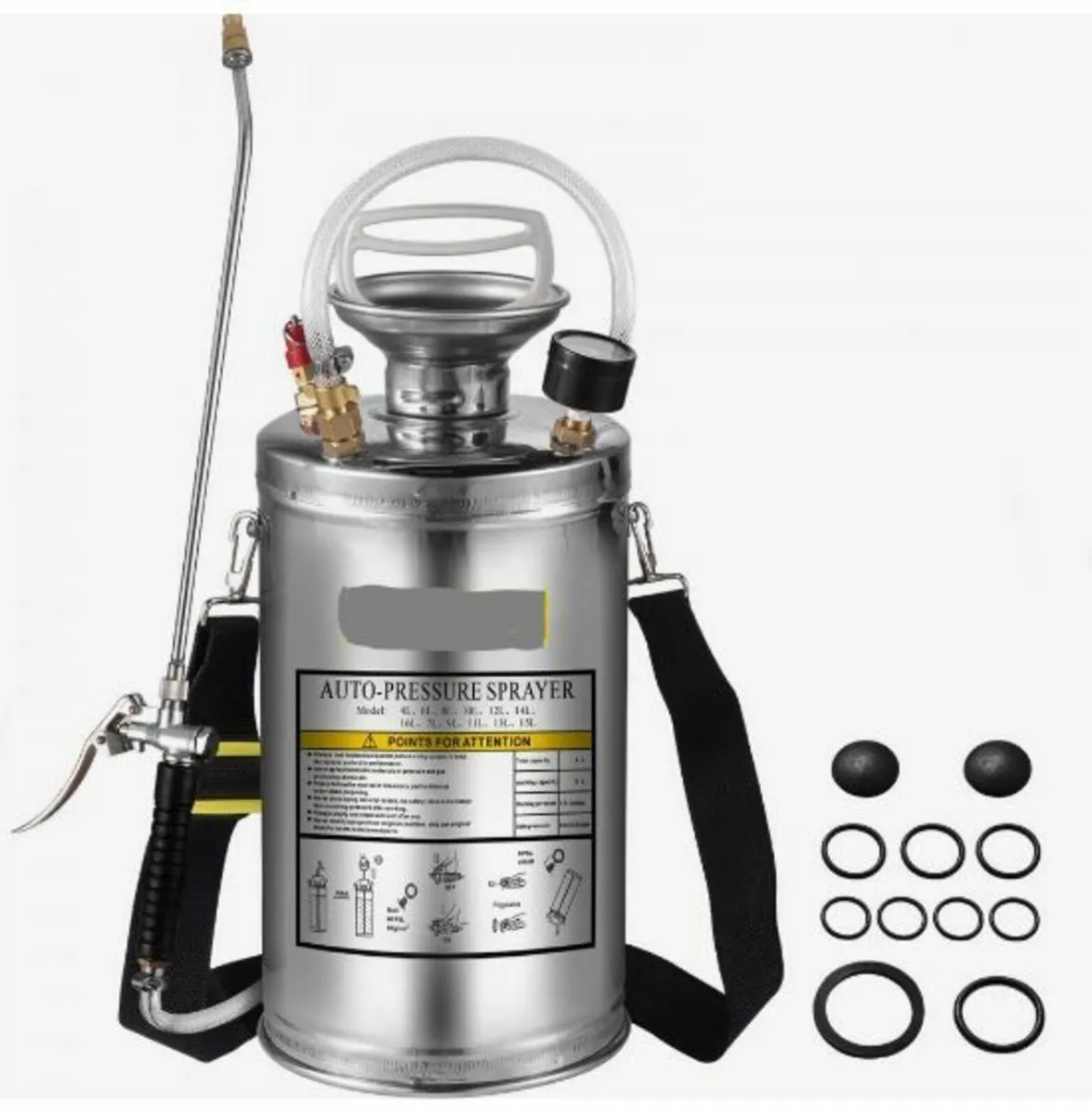 Stainless Steel Sprayer 6L Household - Image 1