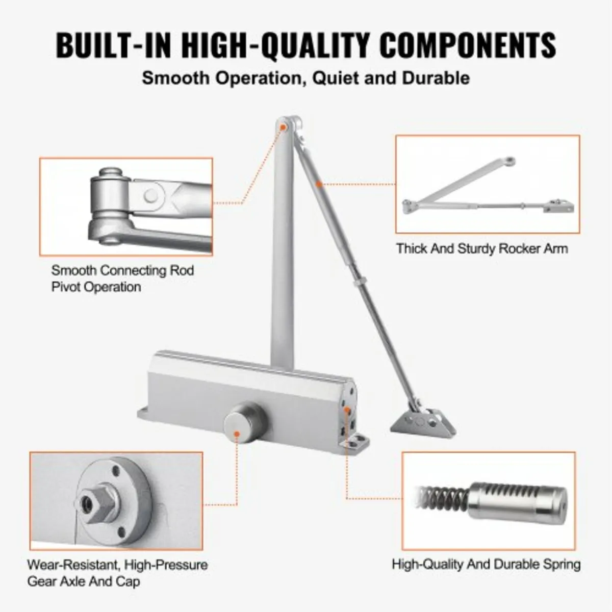 Door Closer, Automatic Door Closer Commercial or R - Image 3