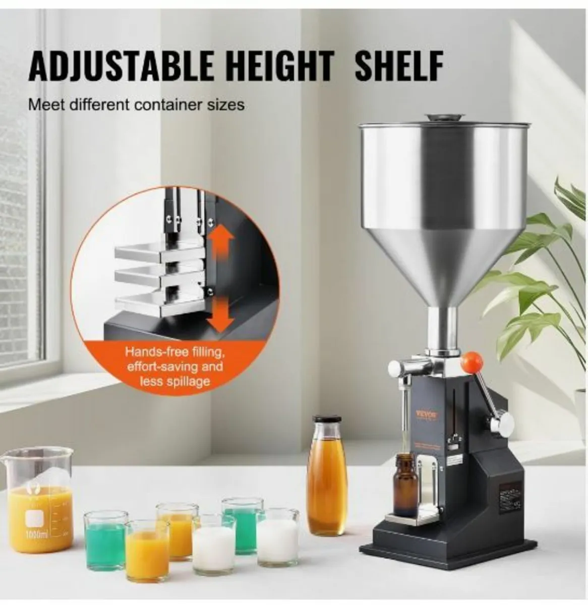 Manual Paste Liquid Filling Machine, 5-100ml - Image 4
