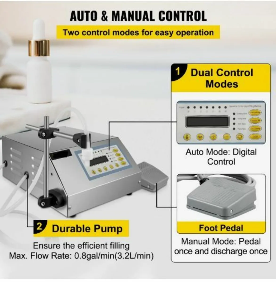 Liquid Filling Machine 2-3500ml GFK-160 LCD - Image 2