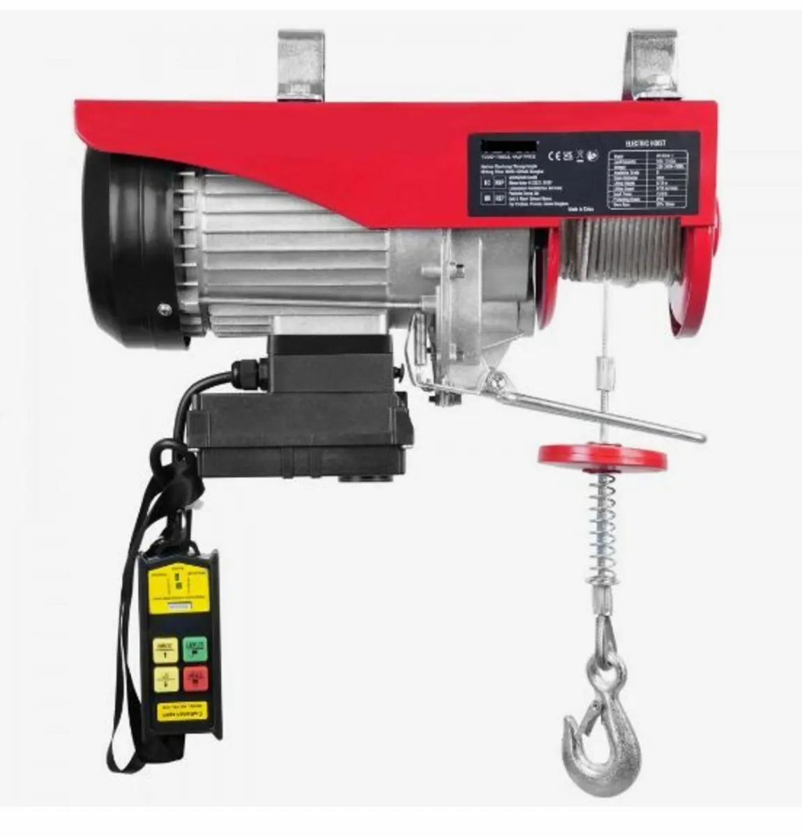 Electric Hoist, 1760 lbs Lifting Capacity, 1450W - Image 2